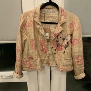 Magnolia Pearl, Imogen Cropped Jacket, NWT